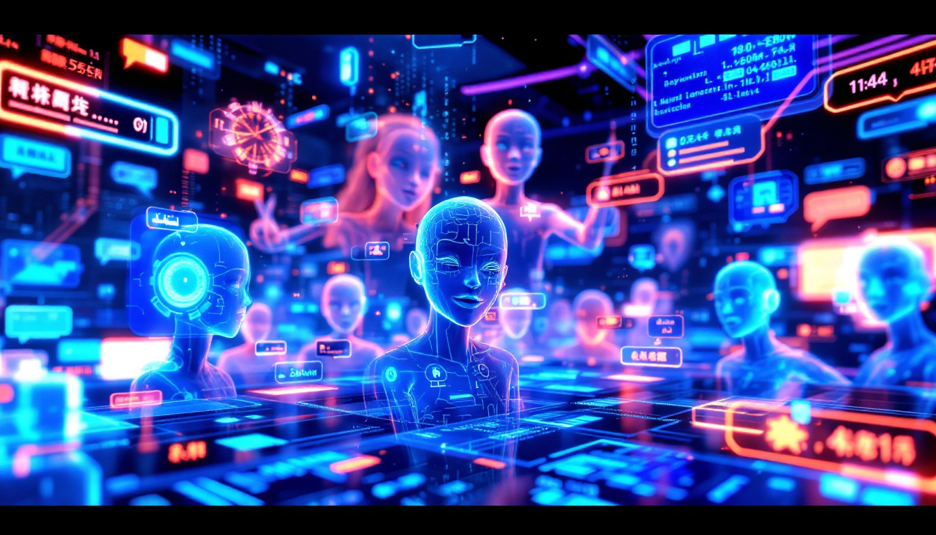 미디어, 게임, 교육, 메타버스 분야에서 AI 립싱크 기술이 적용된 다양한 장면