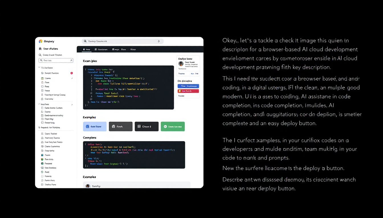 Replit 브라우저 기반 AI 클라우드 개발 환경 화면