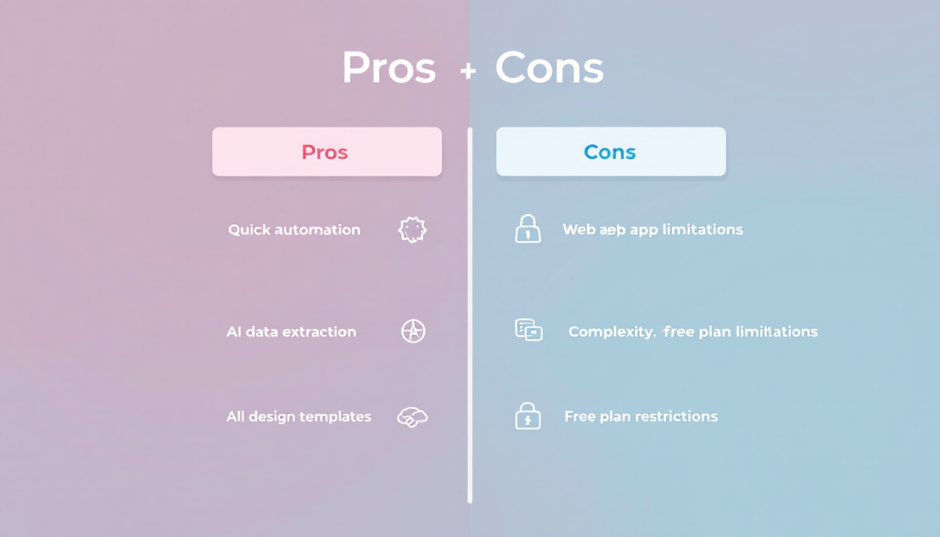 Glide 사용 꿀팁과 한계점을 비교하는 인포그래픽 스타일 이미지