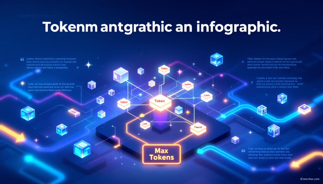 ChatGPT 긴 글 끊김 원인인 토큰 한계 개념 인포그래픽