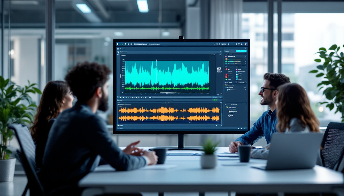 팀 협업 기능이 뛰어난 머프 AI 작업 환경을 보여주는 협업 현장 이미지