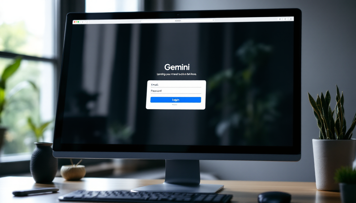 나노바나나 사용을 위한 제미나이 홈페이지 메인 화면