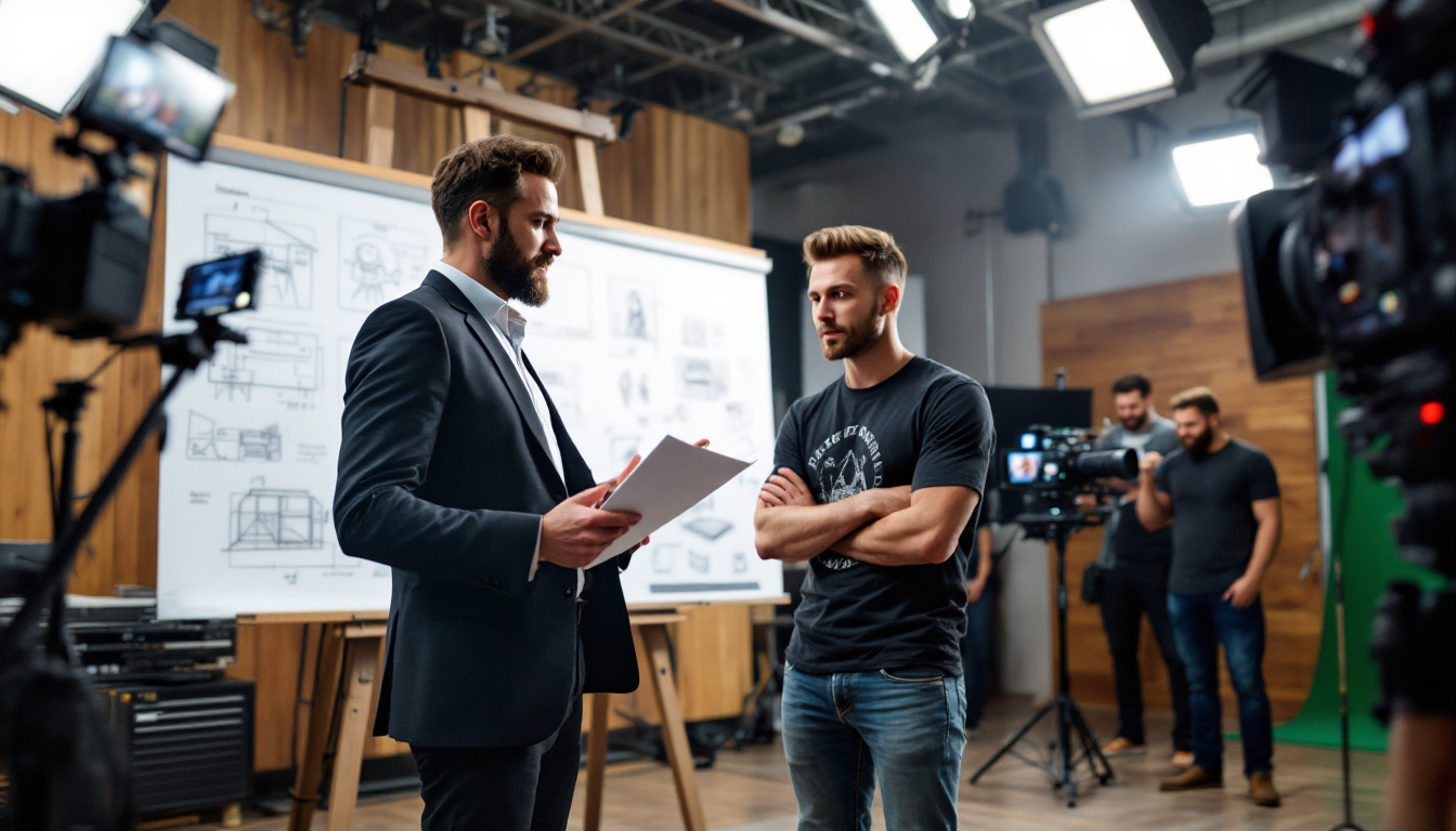 Kling AI 프롬프트 작성을 감독이 대본을 연출하는 것에 비유