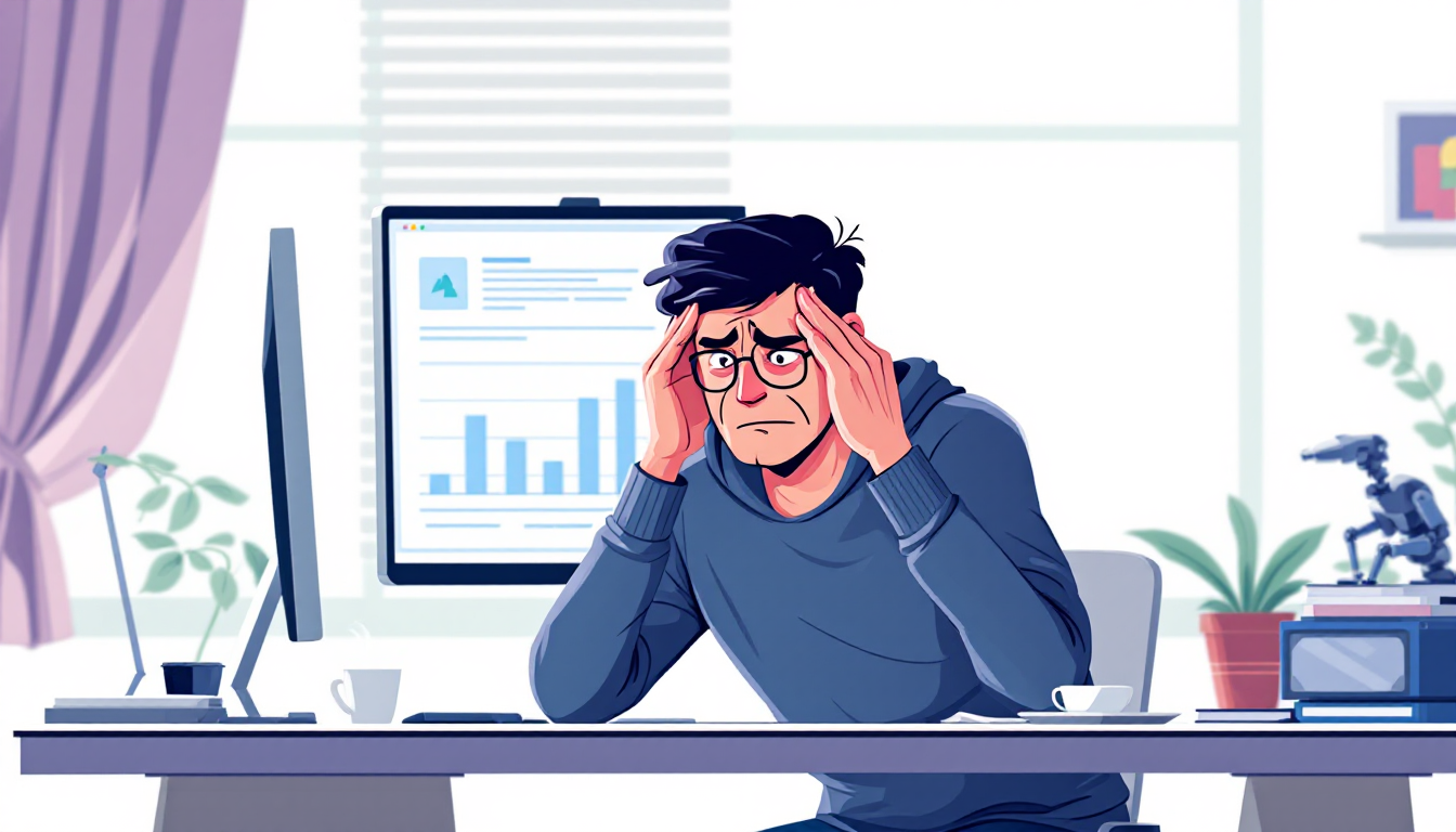 Kling AI 프롬프트 작성에 실패하여 실망한 사람