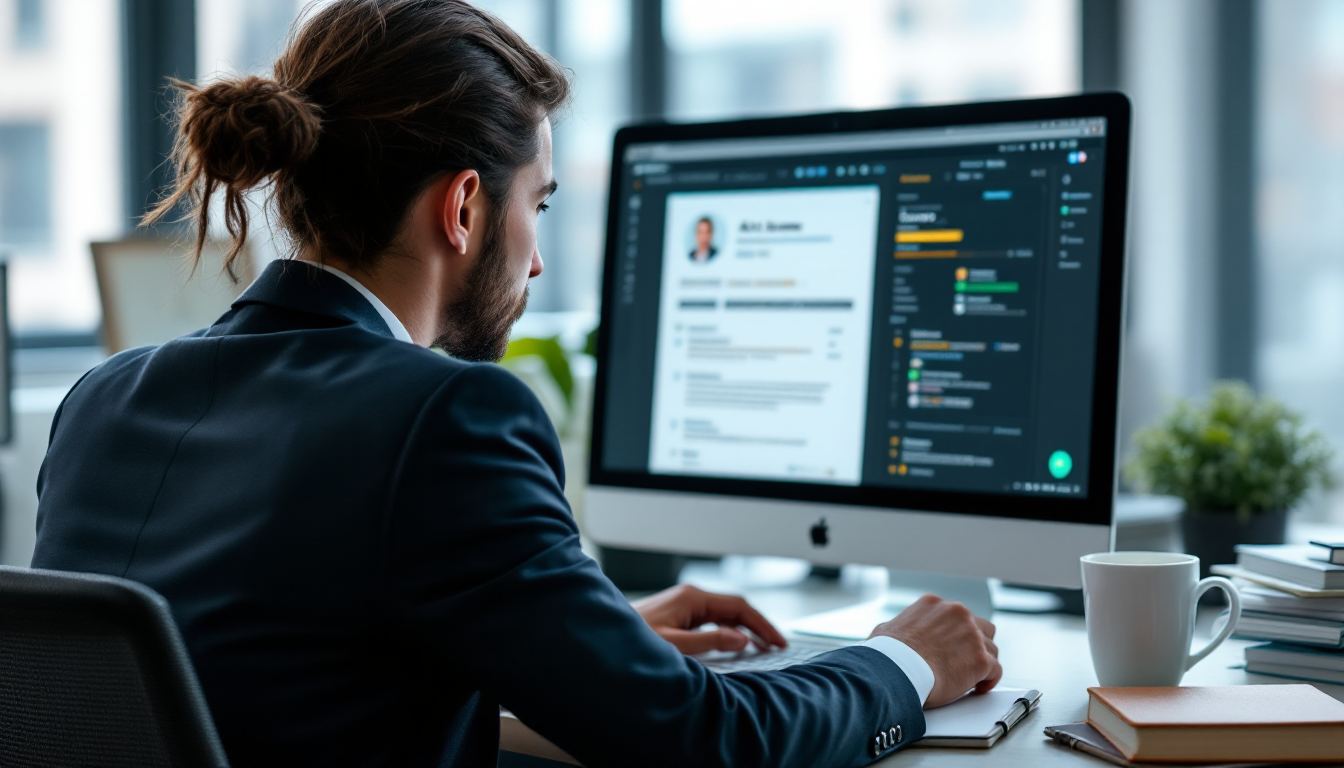 AI가 작성한 이력서 초안을 검토 및 수정하는 모습