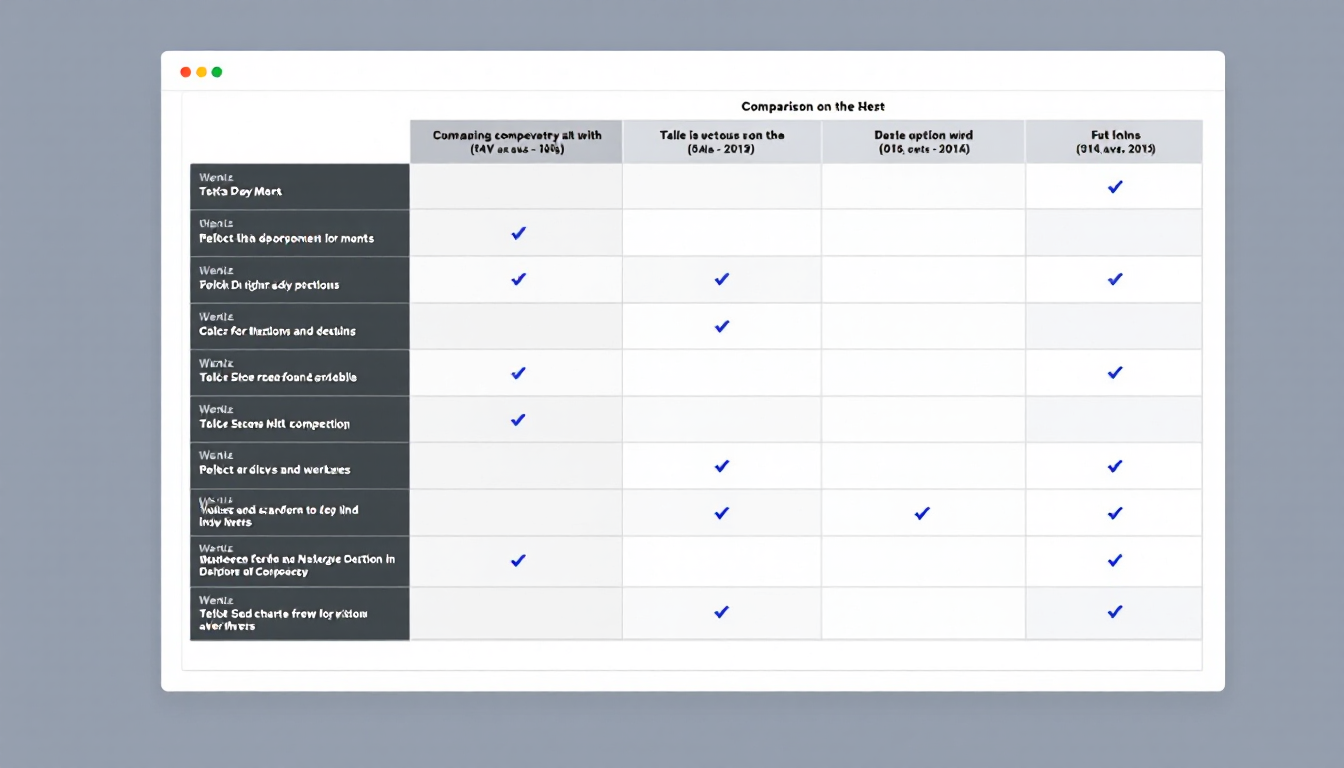 2026년 최고의 AI 로고 생성 사이트 세 곳의 특징을 비교한 이미지