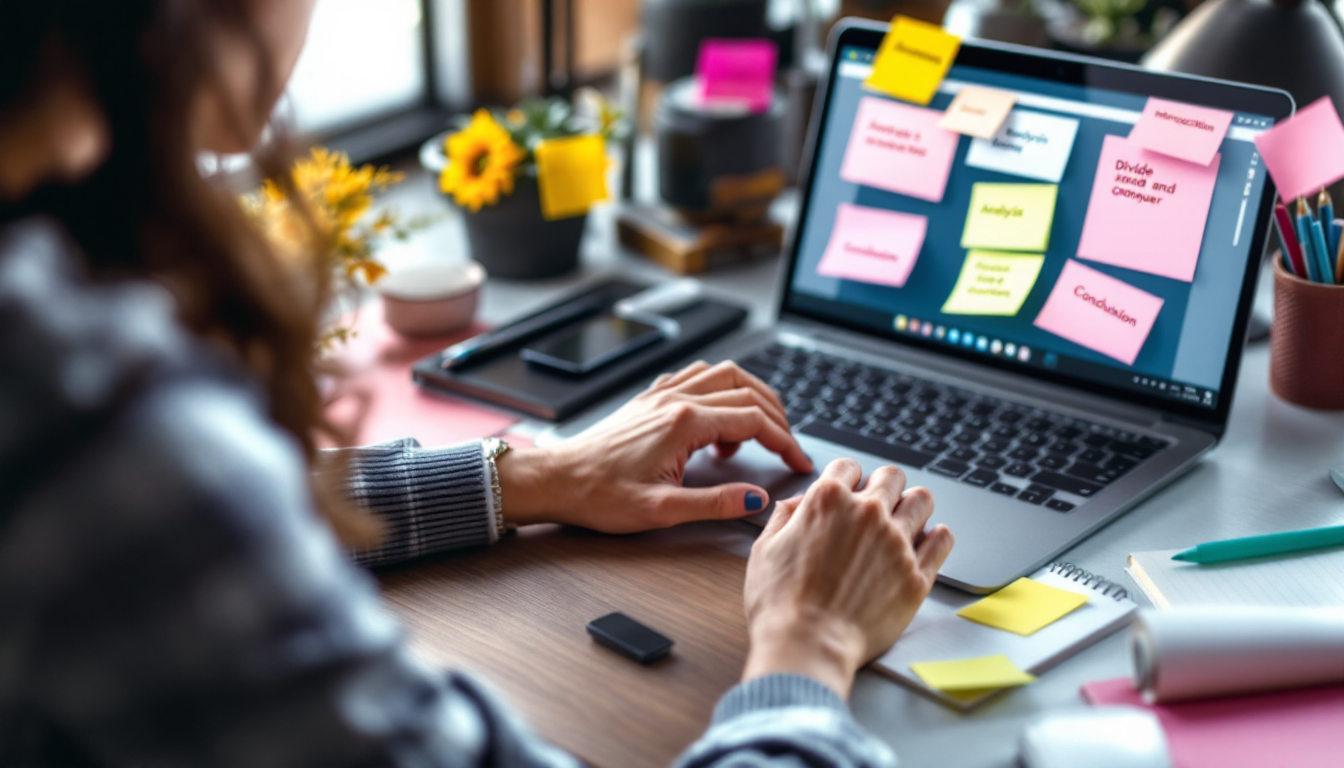 ChatGPT 긴 글 작성을 위해 큰 작업을 작은 단위로 나누는 전략 이미지