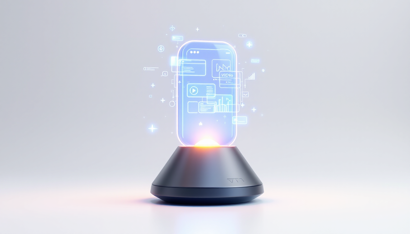 인공지능이 텍스트와 이미지를 영상으로 만들어내는 AI 애니메이션 개념 이미지