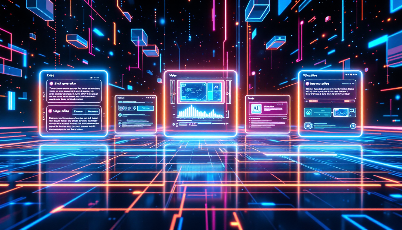 AI 영상 제작 5단계 워크플로우 다이어그램