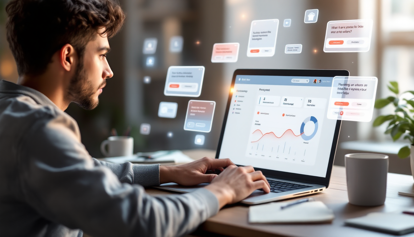 AI가 사용자의 취약점을 분석하고 맞춤형 문제를 제공하는 화면