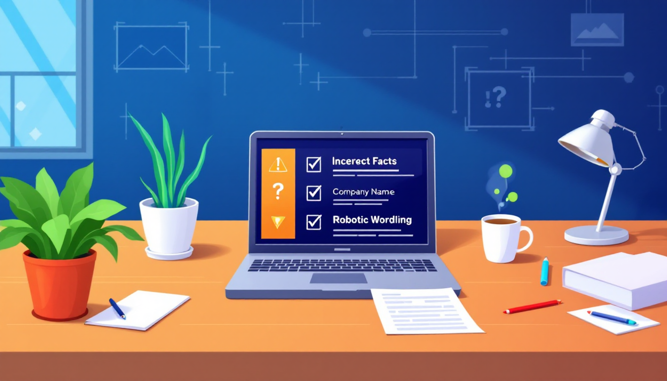 AI 이력서 작성 시 피해야 할 실수 3가지 경고 아이콘