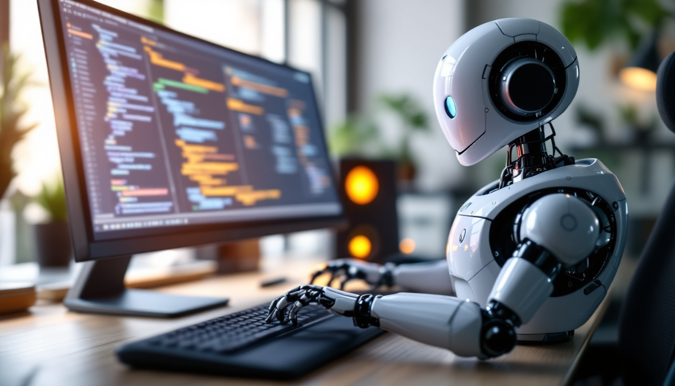 소프트웨어 로봇이 컴퓨터 화면에서 반복 작업을 수행하는 RPA 자동화 과정