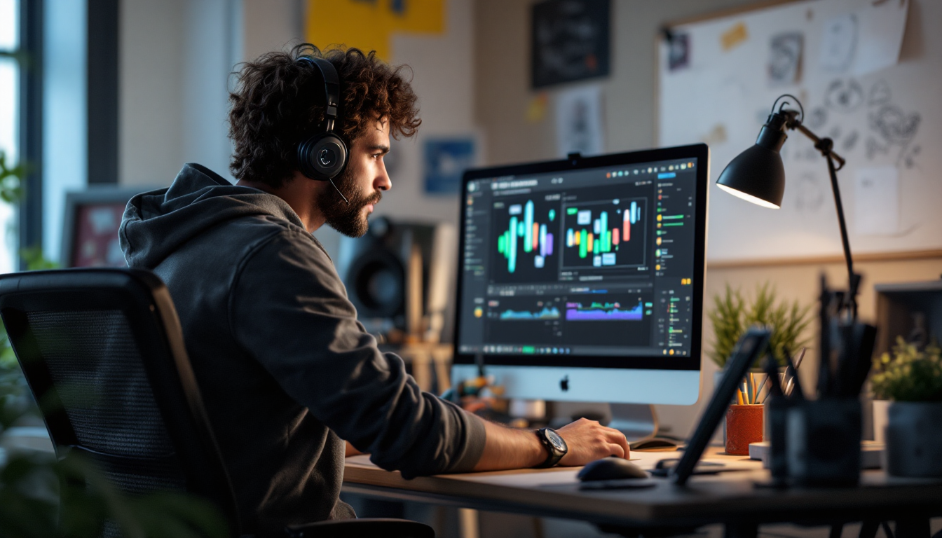 AI 립싱크 사용법을 익혀 스마트한 창작을 시작하는 모습