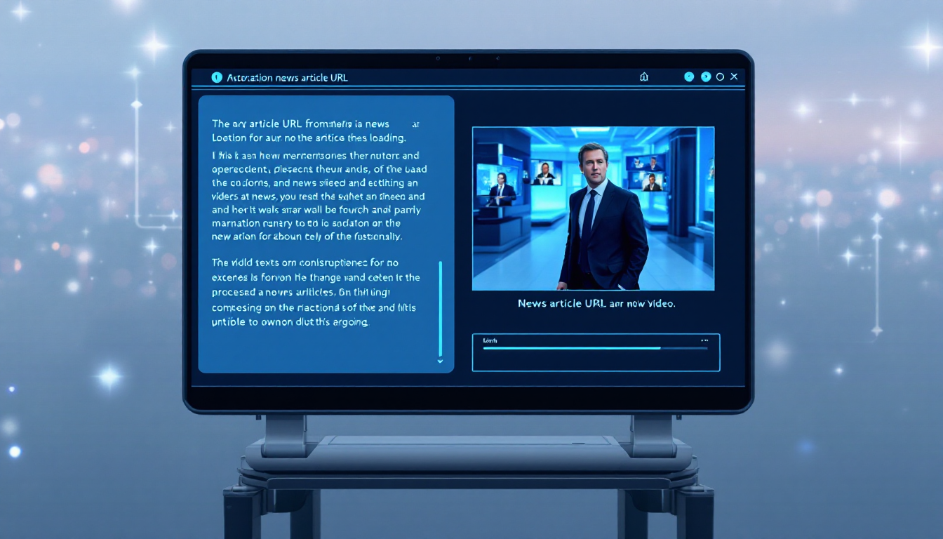 블로그 글 URL을 입력하여 AI 쇼츠를 자동 제작하는 Pictory 화면