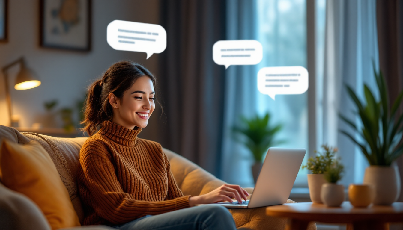 AI 학습도구 스픽을 통해 회화 연습 중인 사용자 모습과 실시간 피드백 화면