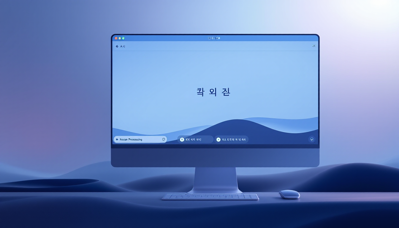 한국어에 최적화된 뤼튼 AI 글쓰기 소프트웨어 화면