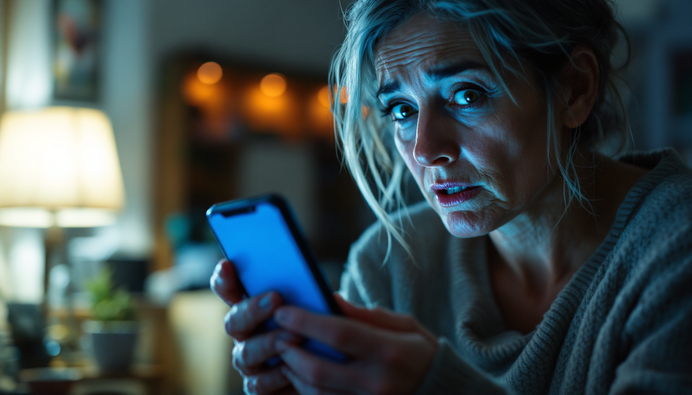 보이스클로닝 사기범이 AI로 조작된 자녀의 목소리로 사기 전화를 거는 상황