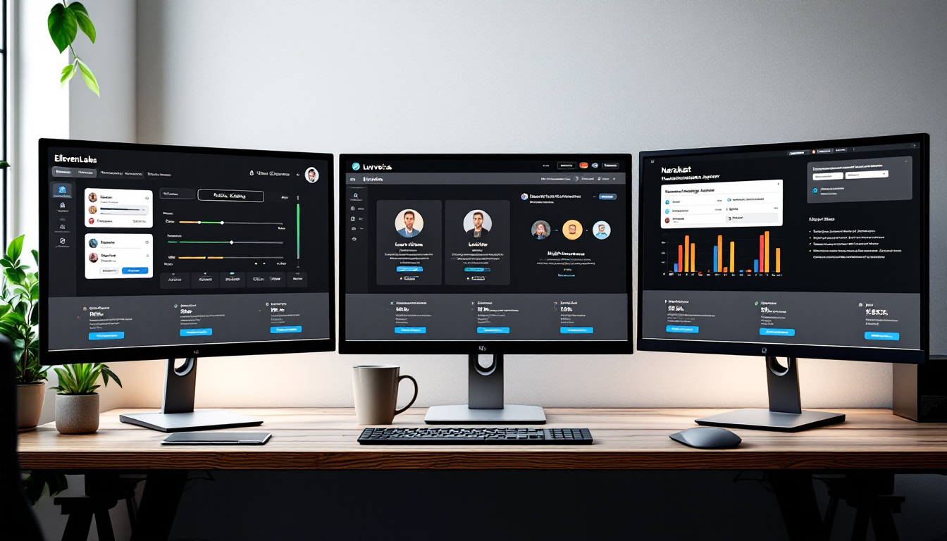 2026년 인기 AI 음성 툴 3가지 비교 화면